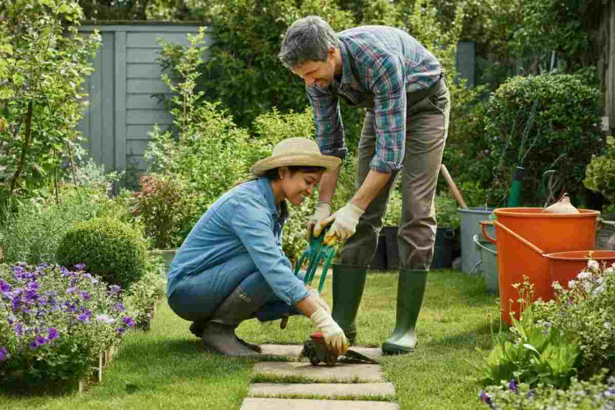 Cura del giardino, febbraio