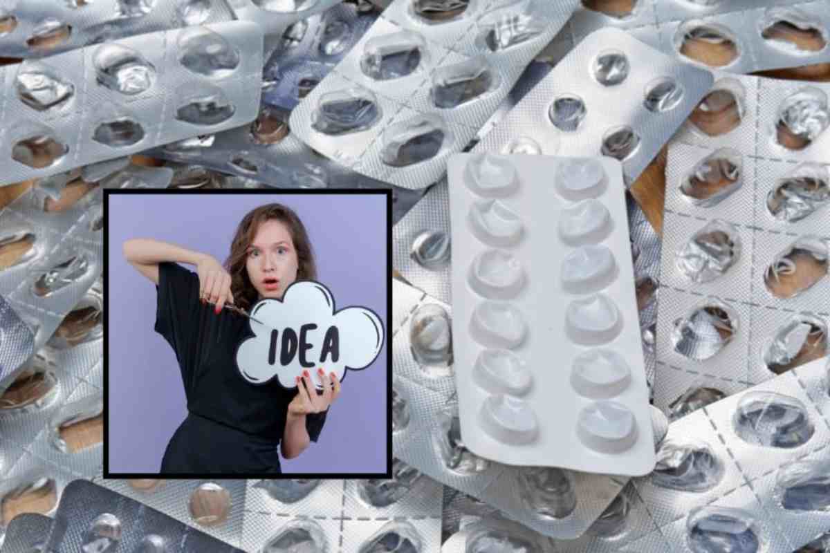Idee riciclo blister farmaci