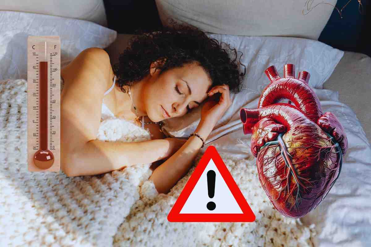 pericolo per il cuore se si dorme a certe temperature